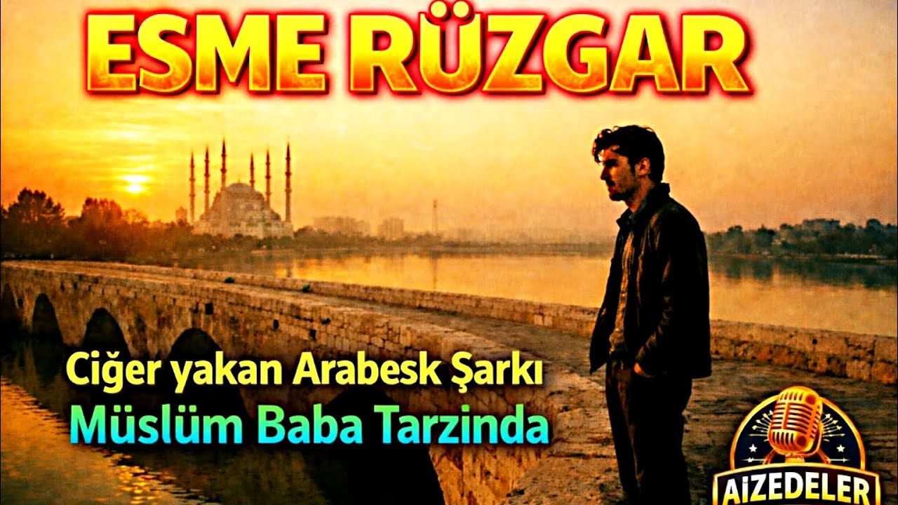 Müslüm Baba ses tonu ve tarzı ile ESME RÜZGAR | Ciğer Yakan O Efsane Yorum #arabesk #müslümgürses 