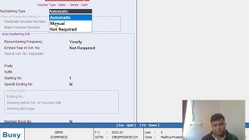HOW TO CREATE DELETE SERIES, IN BUSY ACCOUNTING SOFTWARE