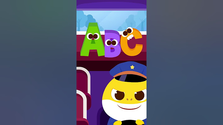 Sing, Learn, and Ride the Alphabet Bus with Baby Shark! #shorts