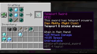 How to make custom items with custom recipes