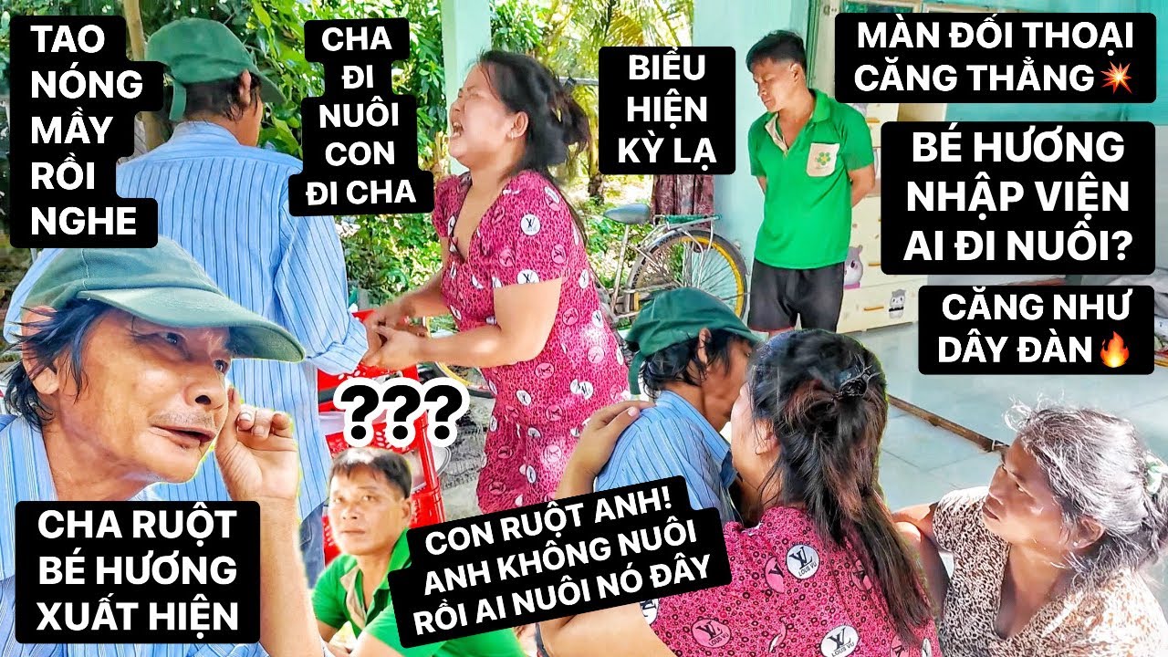 Hé lộ màn đối thoại căng thẳng giữa CHA RUỘT & em của chị Thanh “AI SẼ ĐI NUÔI KHI HƯƠNG NHẬP VIỆN?”