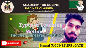 Types of Teaching Method || Teacher Centered Method || Academy for UGC NET || Talvir Singh #ugcnet