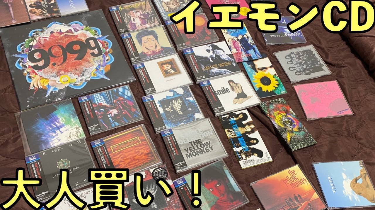デビュー30周年】イエモンのCDを大人買い！【THE YELLOW MONKEY