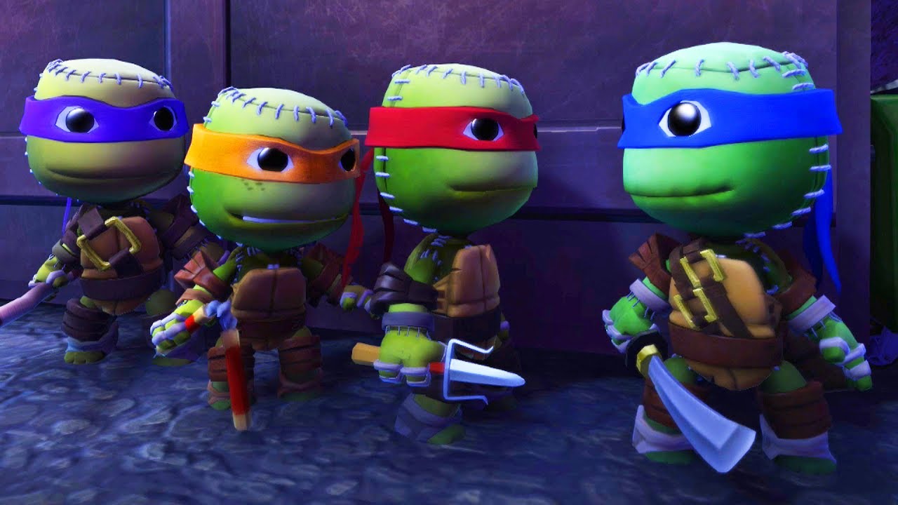 LittleBigPlanet 3 - TMNT: Над канализацией - Черепашки-ниндзя - Короткометражный мультфильм