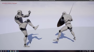 Programming, cinematics and AI test || unreal engine