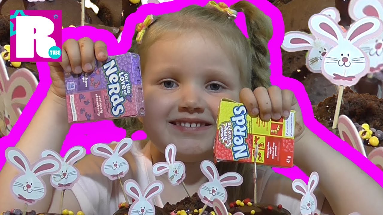 Веселые Кексы+новые конфетки Nerds Видео для детей