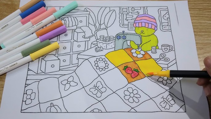 My first ever Bobbie Goods coloring book just arrived and I'm obsessed!!! :  r/Coloring