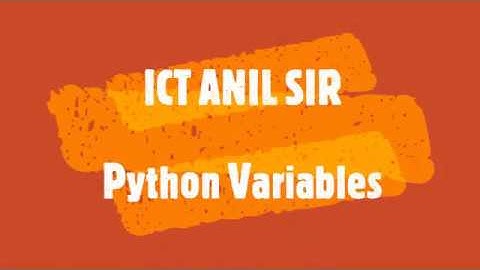 A/L ICT - Python Basics (English Medium)