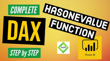Power BI DAX Tutorial (13/50) - What is HasOnevalue function
