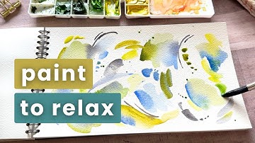 Easy, calming watercolor painting exercises (Part 2)