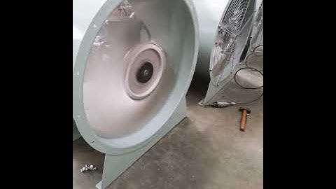 Testing of axial fan--motexo industries axial fan with aluminum blade