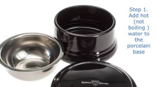 Edwin Jagger RNL06 Traditional Shaving Bowl Overview Profile