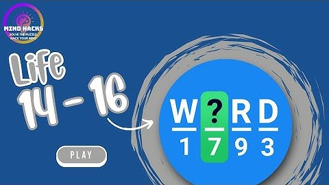 Figgerits: Life (Level 14 - 16) Walkthrough 