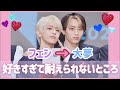 【INI文字起こし】フェン&rarr;大夢の好きすぎて耐えられないところ