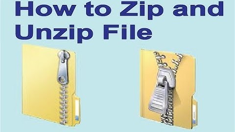 How to zip and unzip file  bangla tutorial