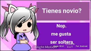 Q n A meme Gacha Club•|Conozcanme un poco||•Especial de navidad||•???