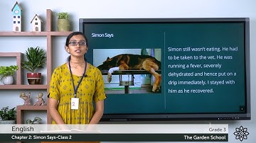 Grade 3 English Chapter 2 Class 2 Simon Says Story Explanation Part 2 and Exercise