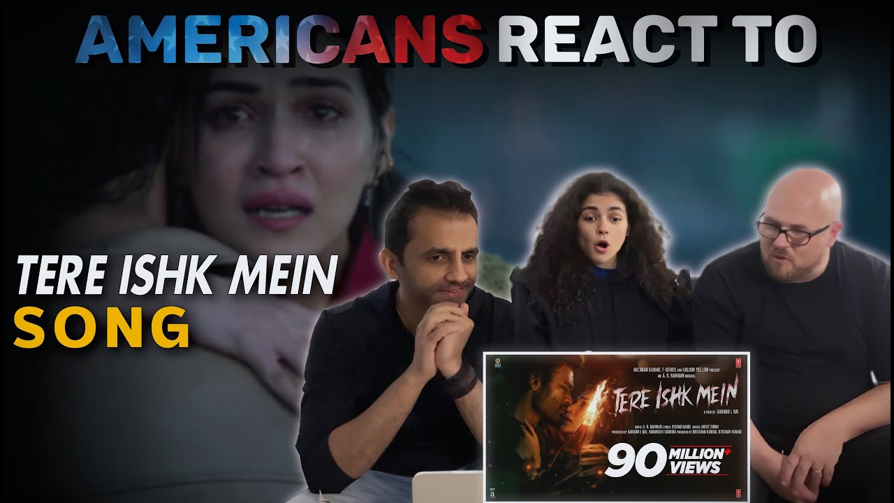 Tere Ishk Mein Song Reaction by New Yorkers | Dhanush | Kriti Sanon | A.R. Rahman
