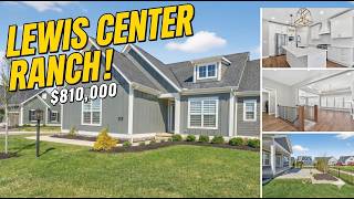 Inside a $810K Resort-Style Ranch Home! | Lewis Center, OH Real Estate Tour