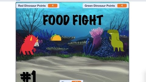 Food Fight Game in Scratch (Tutorial) | Part 1