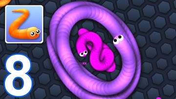 Slither.io - Gameplay Walkthrough (iOS, Android) Part-8
