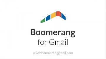 Boomerang for Gmail Demo (2019)