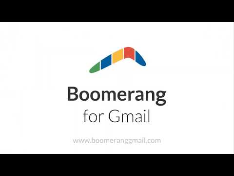 Boomerang for Gmail Demo (2019)