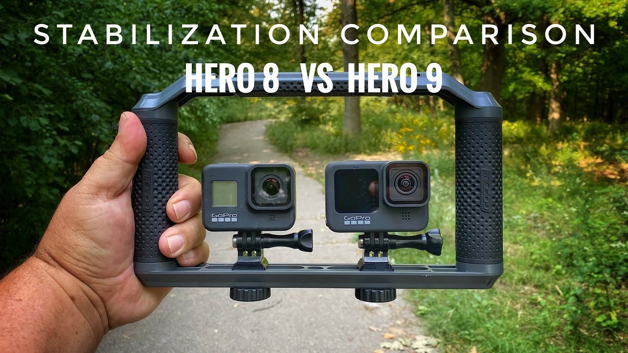 GoPro Hero 9 Black versus Hero 8 Black Stabilization Comparison - YouTube