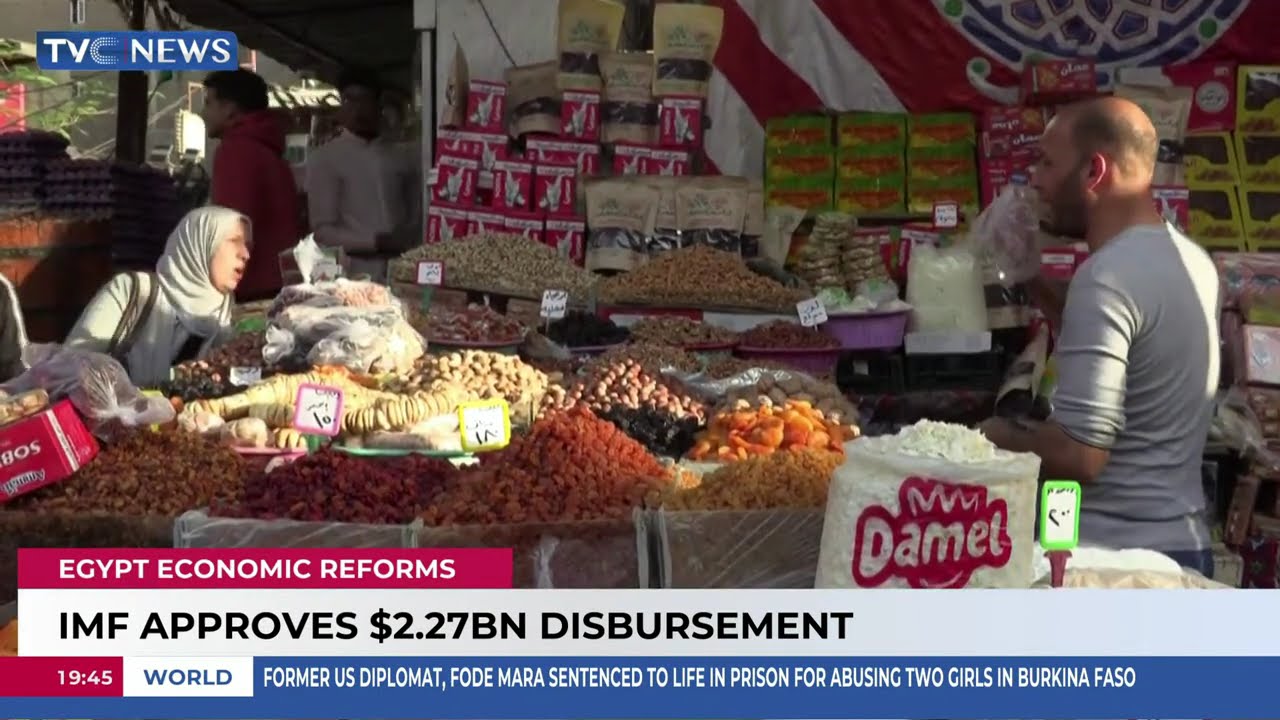 IMF Approves $2.27BN Disbursemnet For Egypt Economic Reforms