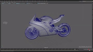 Maya 2022 - Concept Power Bike Modeling