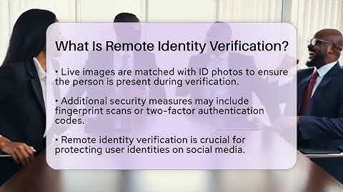 What Is Remote Identity Verification? - Everyday-Networking