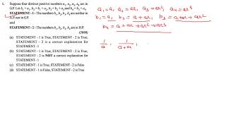 JEE ADVANCED 2008 sequence & series question