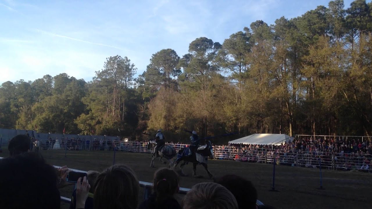 Jousting @ the Hoggetowne Medieval Faire, Gainesville, FL 1/31/2015.