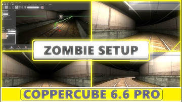 COPPERCUBE 6.6 PRO | ZOMBIE CHARACTER IN NO CODE GAME ENGINE BASIC SETUP.