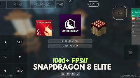 🔥 1000+ FPS on PojavLauncher?! 🤯 Lunar Client on Snapdragon 8 Elite iQOO 13!