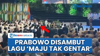 Detik-detik Presiden Prabowo Tiba di Acara Rakornas SICC Sentul, Disambut 'Lagu Maju Tak Gentar'