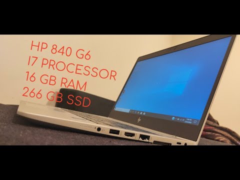 HP 840 G6 I7 16GB Ram 256GB SSD