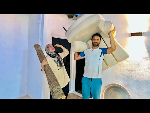 الغرفه الجديده فرشناها وخليناها أوضة عريس وعروسه طول عمرى ليا نظره ونظرتى مابتخيبش