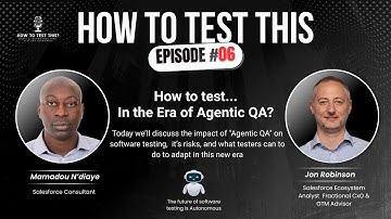 How to Test in the Era of Agentic QA   Jon Robinson
