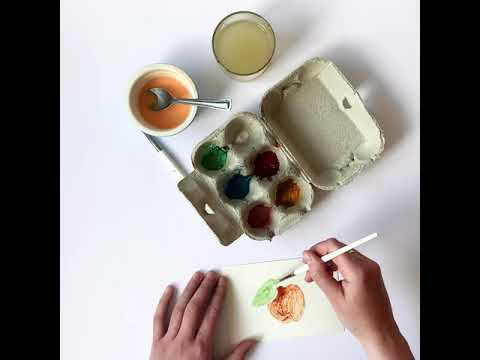 How to make tempura paint