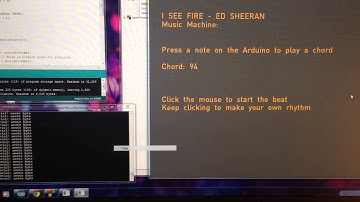 "I see fire" by Ed Sheeran - Music Machine, OpenFrameworks + Arduino Project