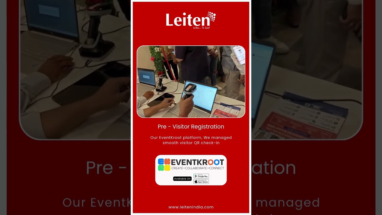💥 Our EventKroot Platform, We Managed Smooth Visitor Check-in. 