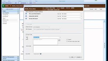 Configure SpeediWeb for sending tasks associated with Lab Results