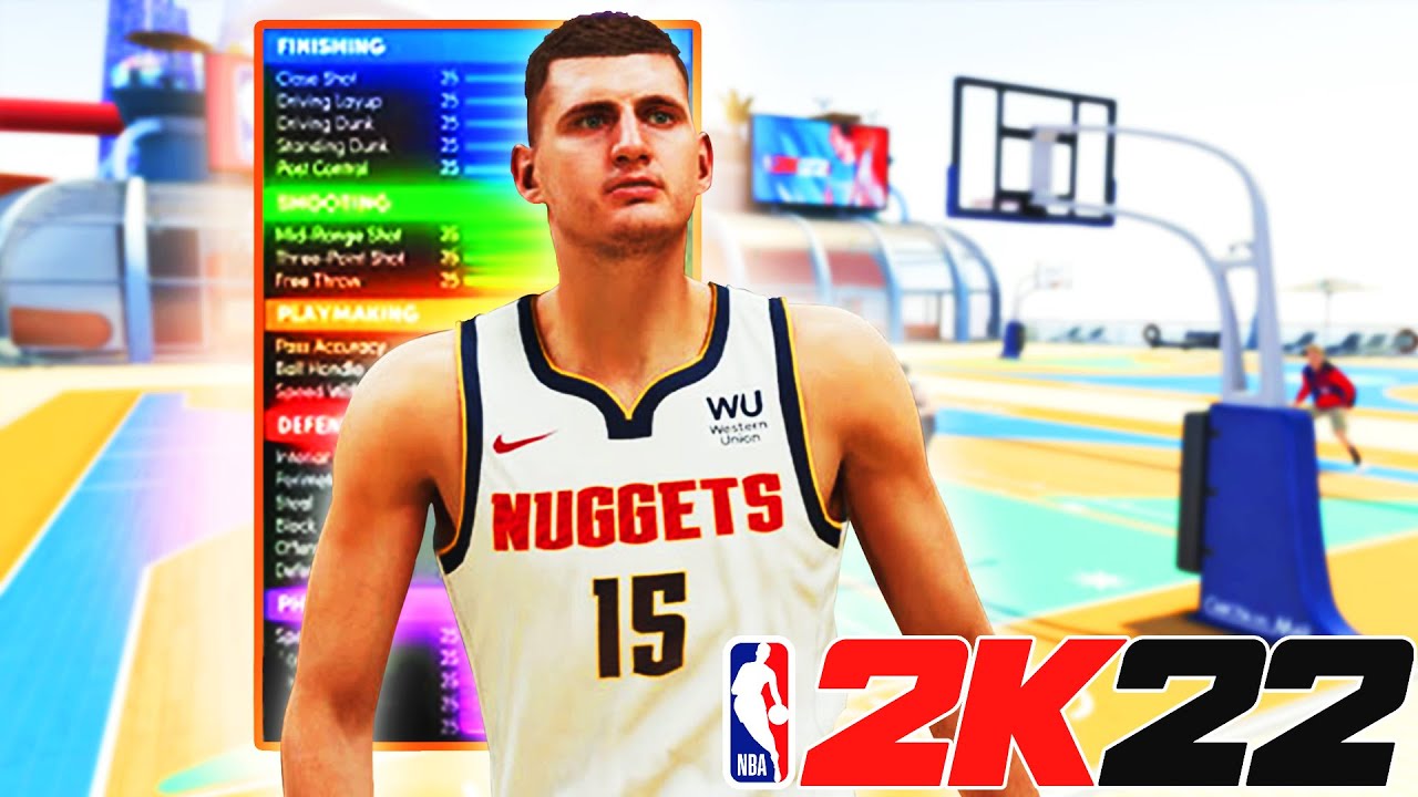 NBA 2K22 *RARE* NIKOLA JOKIC BUILD | OFFENSIVE-MINDED POST-SCORING FINISHER BUILD W/ LIMITLESS RANGE