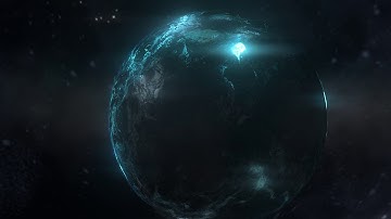 Planet with Rotating Clouds and Lens Flares, iClone 7