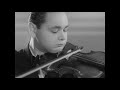 Michael rabin plays paganini caprice no 5 at carnegie hall in 1953