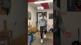 Day 1 hacky sack road to pro#day1#hackysack