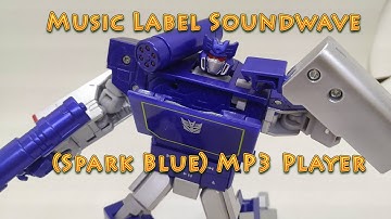 Transformers Music Label Soundwave (Spark Blue) MP3 Player
