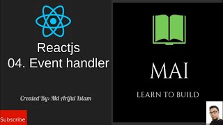 Reactjs 04: Event handler