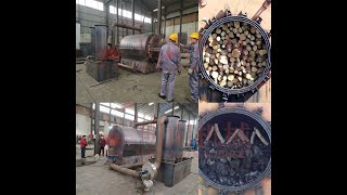 Horizontal charcoal carbonization furnace Mingyang Bella
